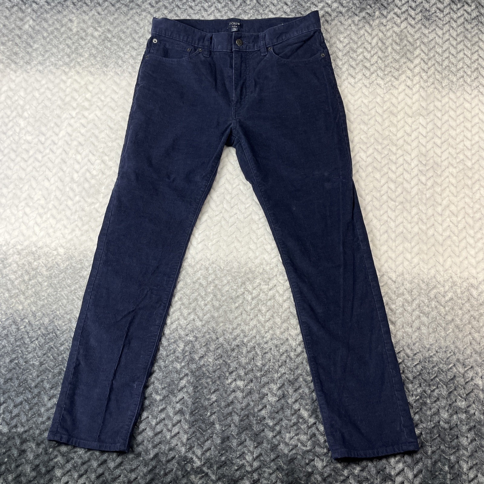 J Crew Pants Mens 31x30 Blue Slim Fit Flex Corduroy Stretch Preppy Casual Chino
